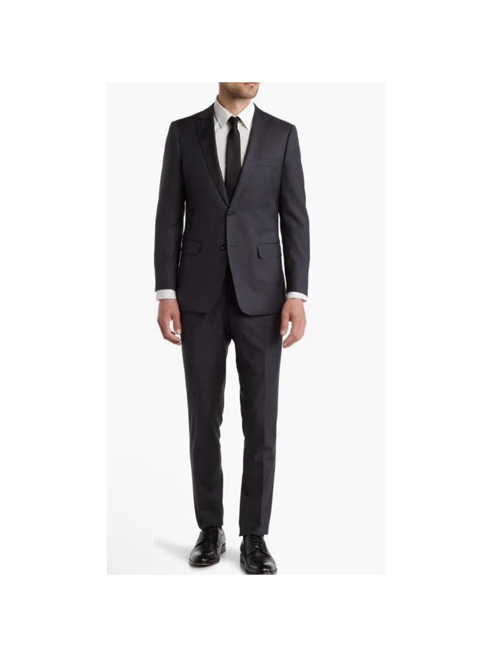 Men's Cavalli Class Blazer Size 38 Charcoal 100% Super 120s Wool